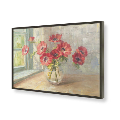 [Color:Satin Black], Picture of art in a Satin Black frame of the corner