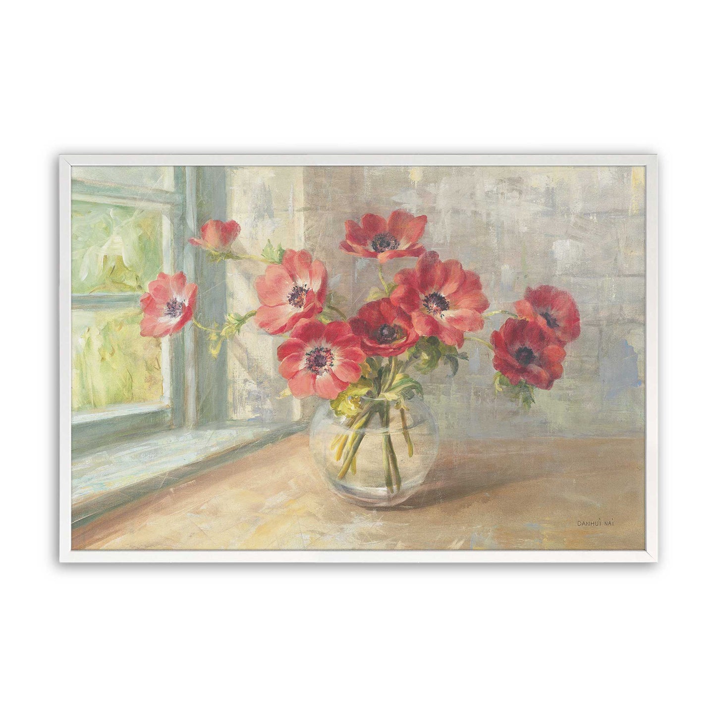 [Color:Opaque White], Picture of art in a Opaque White frame