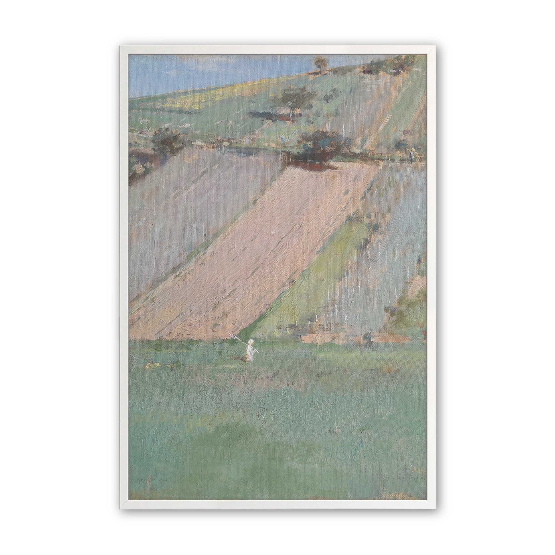 [Color:Opaque White], Picture of art in a Opaque White frame