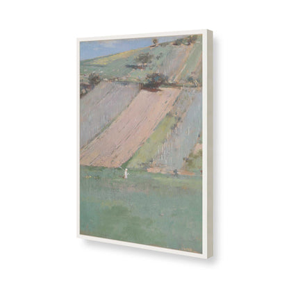 [Color:Opaque White], Picture of art in a Opaque White frame of the corner