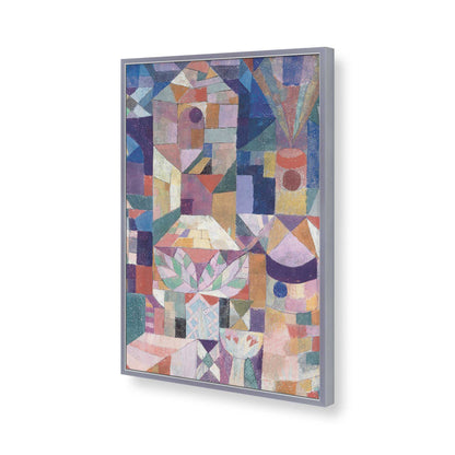 [Color:Polished Chrome], Picture of art in a Polished Chrome frame of the corner