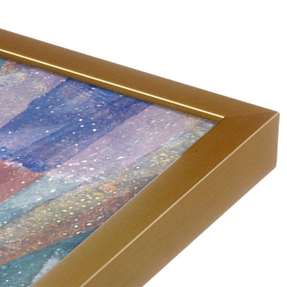 [Color:Polished Gold], Picture of art in a Polished Gold frame at an angle