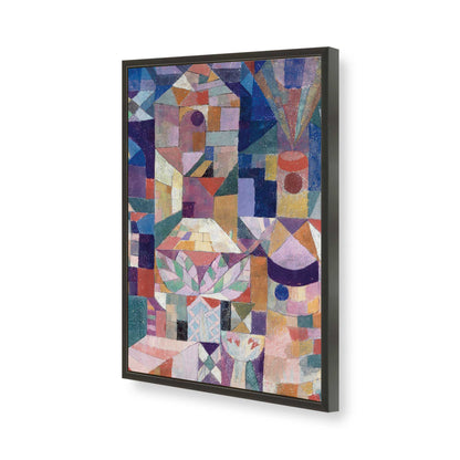 [Color:Satin Black], Picture of art in a Satin Black frame of the corner