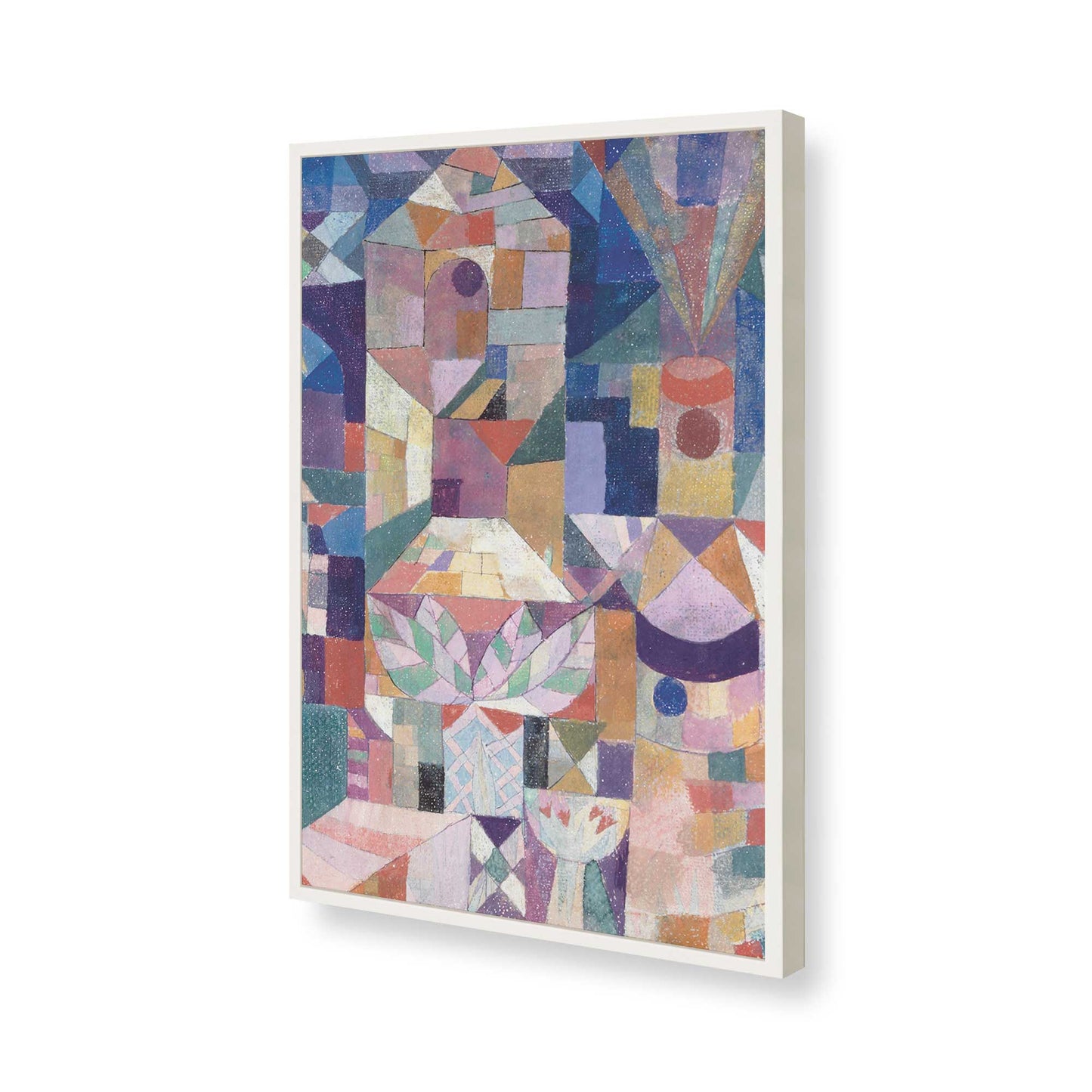 [Color:Opaque White], Picture of art in a Opaque White frame of the corner