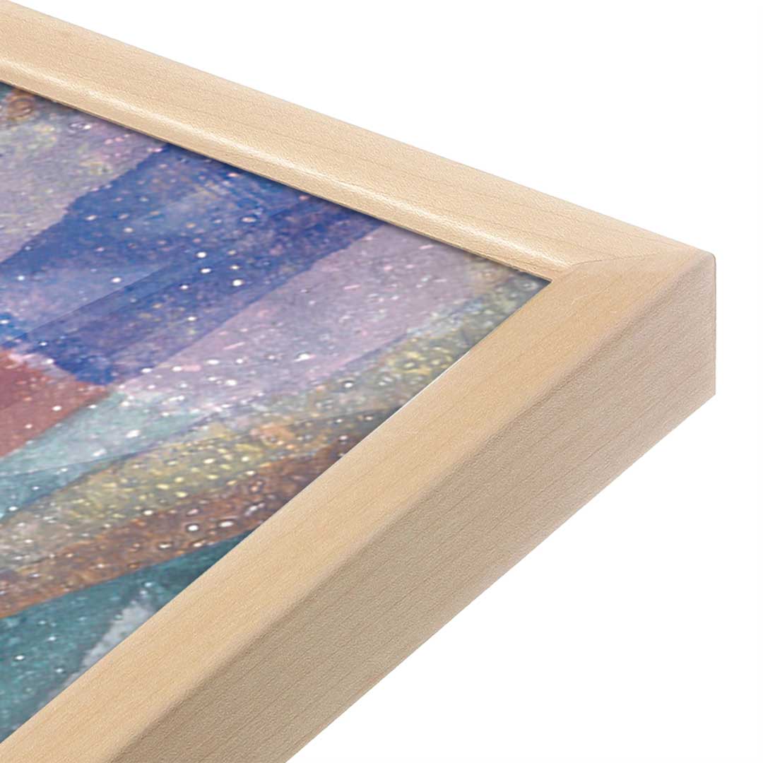 [Color:Raw Maple], Picture of art in a Raw Maple frame at an angle