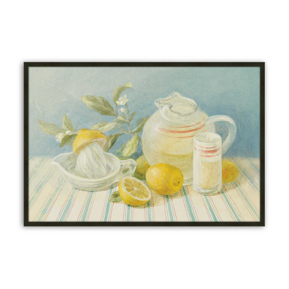 [Color:Satin Black], Picture of art in a Satin Black frame