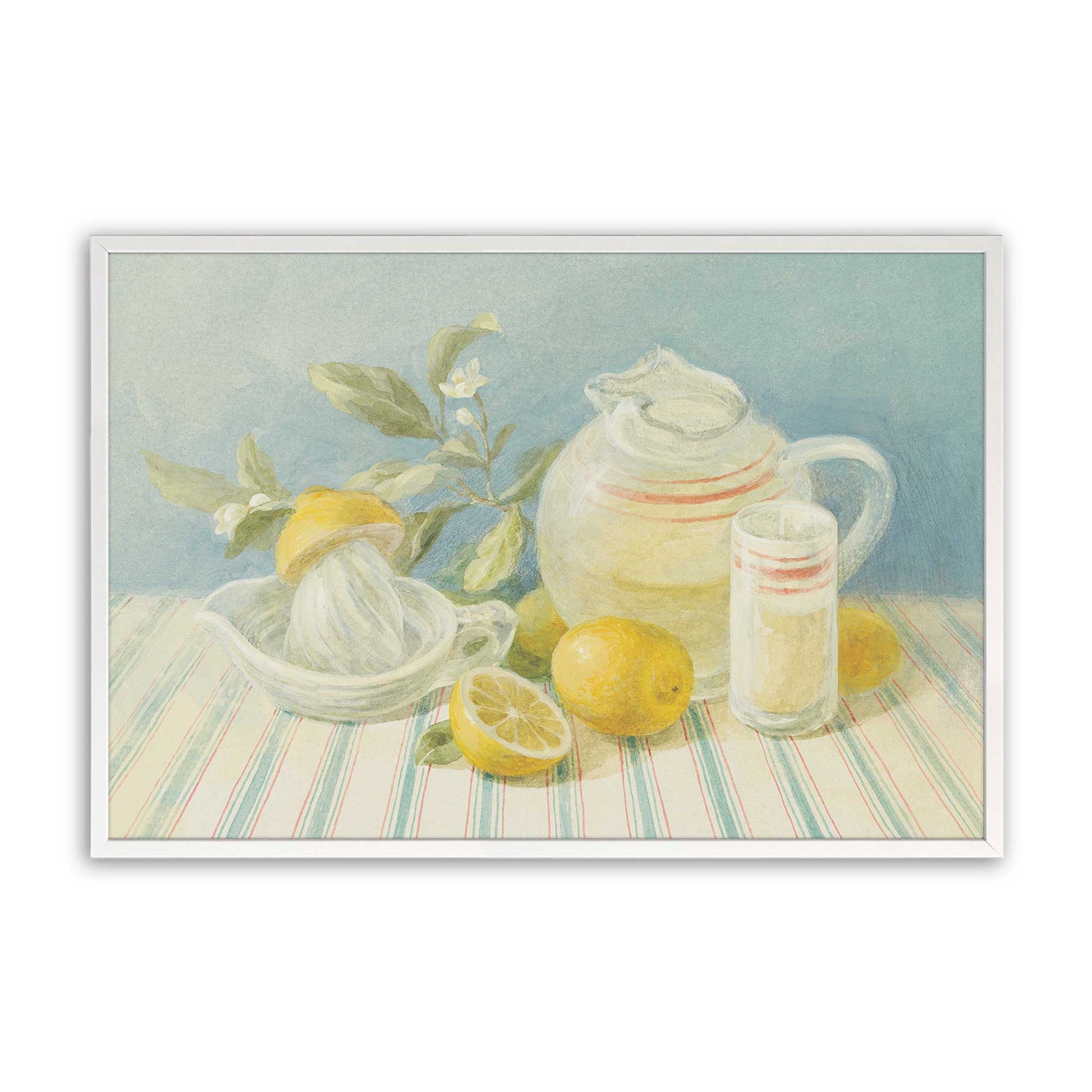 [Color:Opaque White], Picture of art in a Opaque White frame
