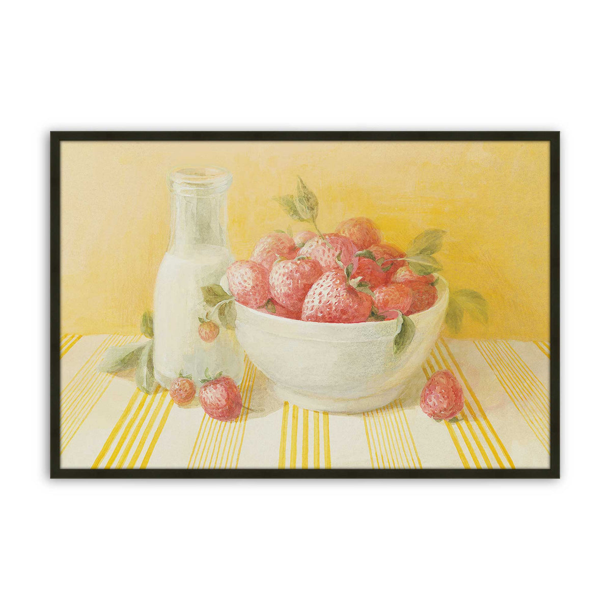 [Color:Satin Black], Picture of art in a Satin Black frame