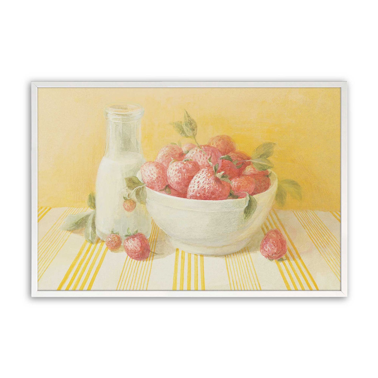 [Color:Opaque White], Picture of art in a Opaque White frame