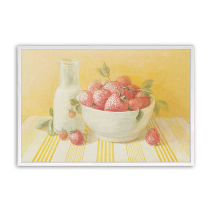 [Color:Opaque White], Picture of art in a Opaque White frame