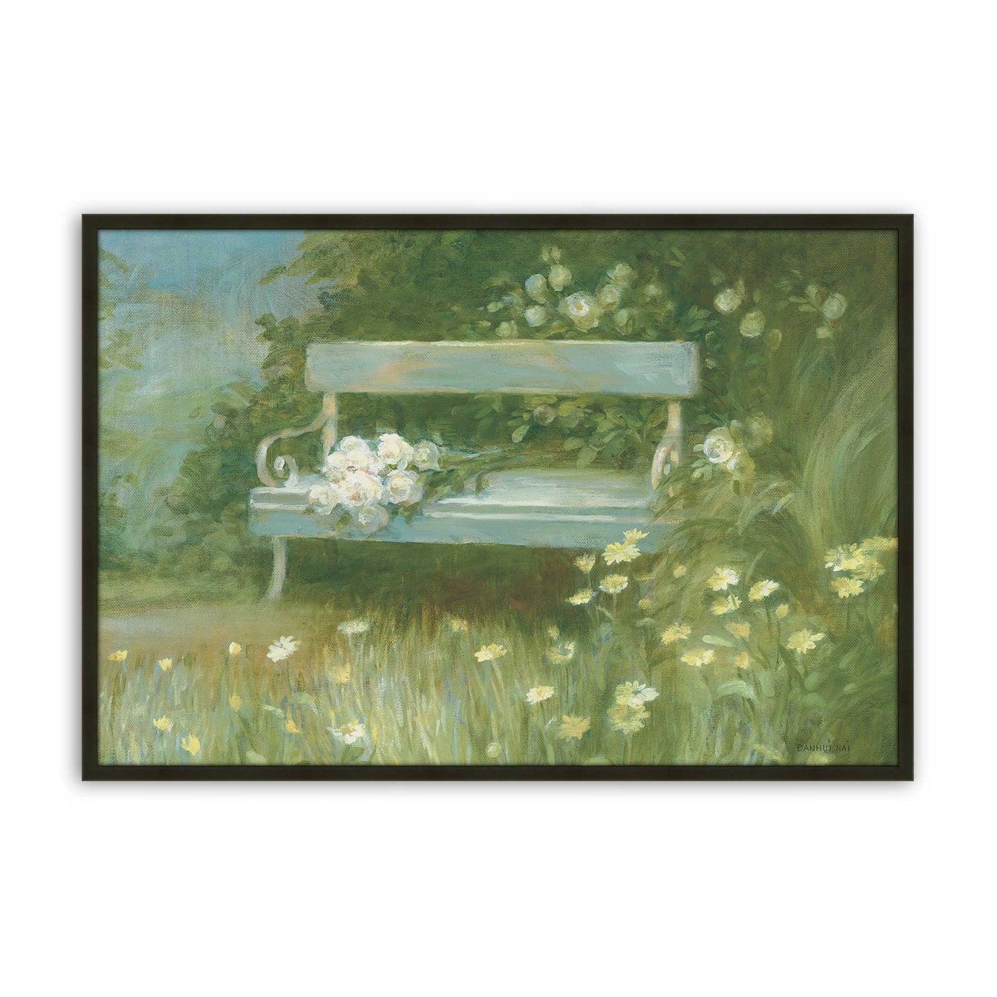 [Color:Satin Black], Picture of art in a Satin Black frame