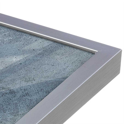[Color:Polished Chrome], Picture of art in a Polished Chrome frame at an angle
