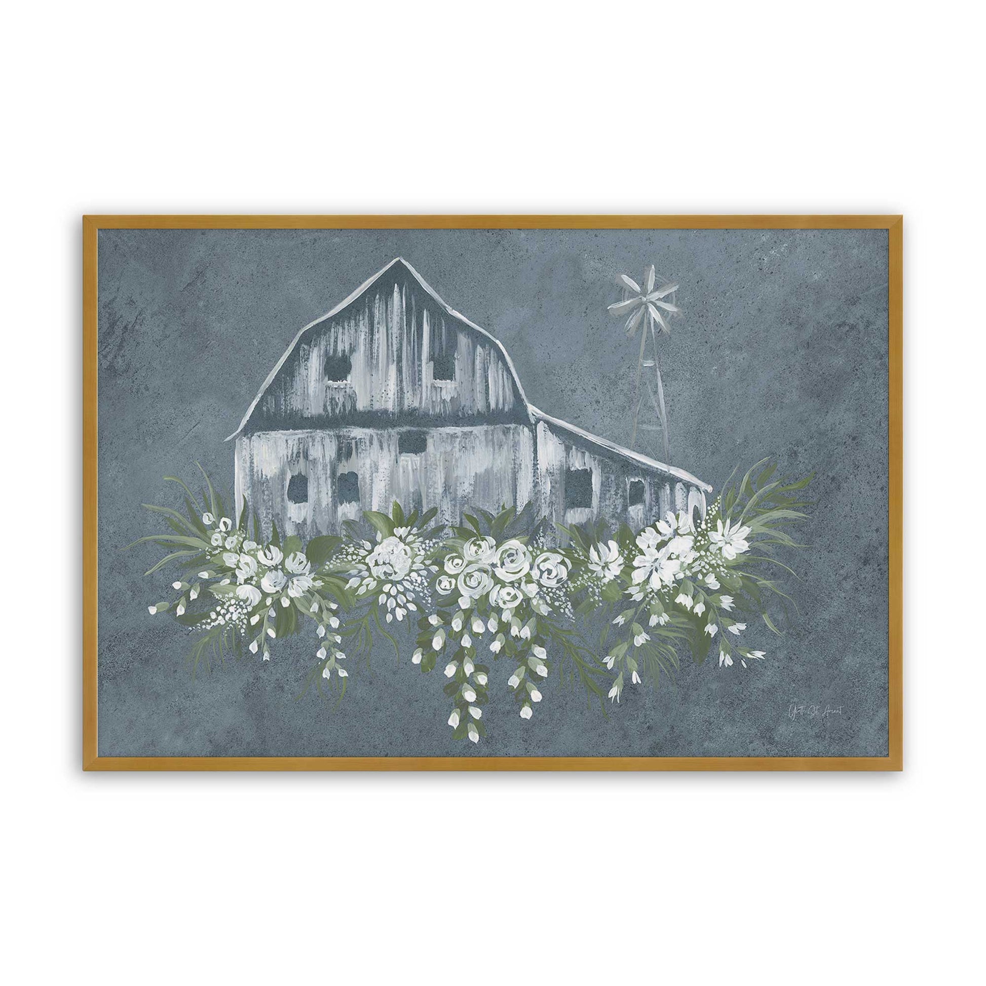 [Color:Polished Gold], Picture of art in a Polished Gold frame
