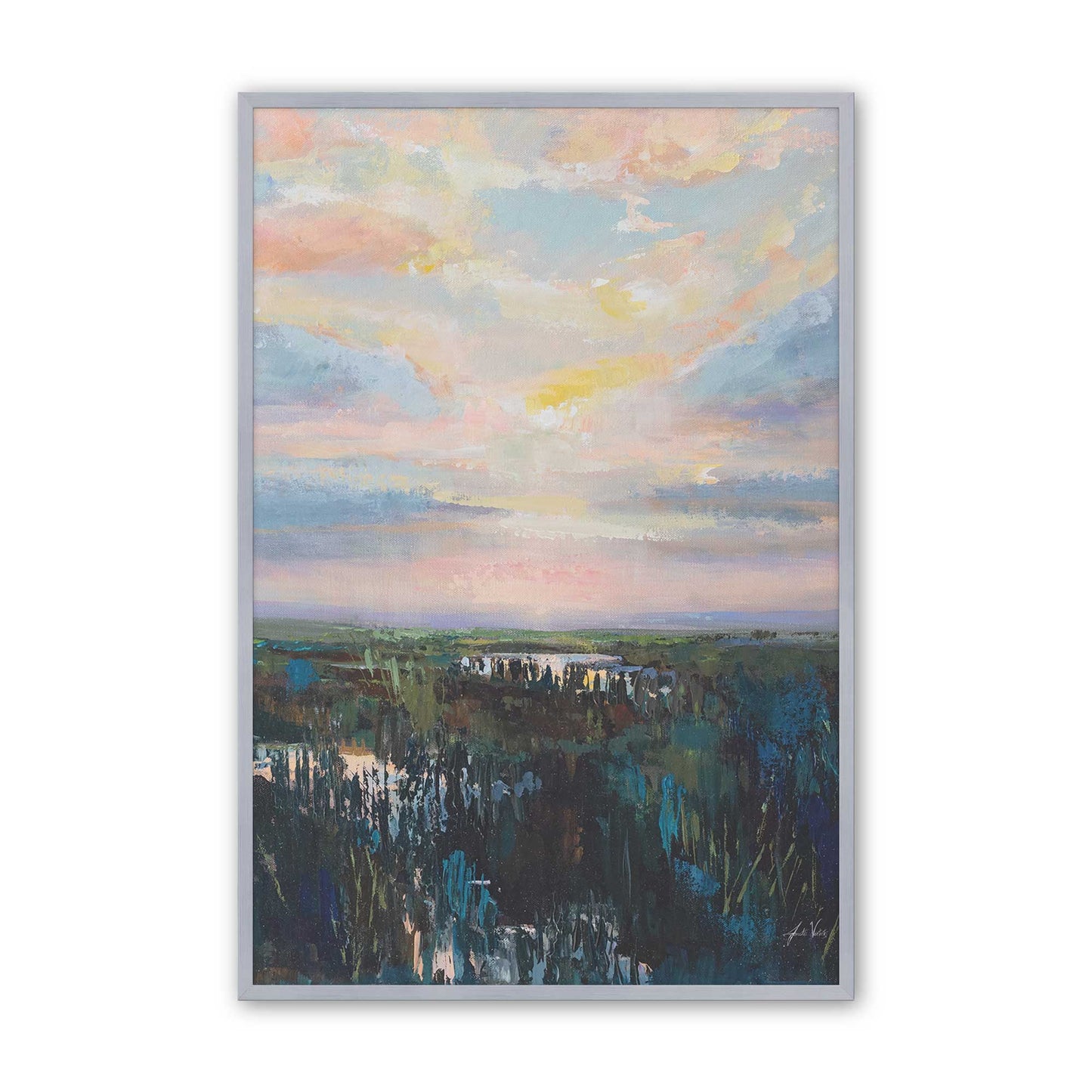 [Color:Polished Chrome], Picture of art in a Polished Chrome frame