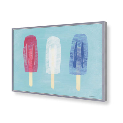 [Color:Polished Chrome], Picture of art in a Polished Chrome frame of the corner