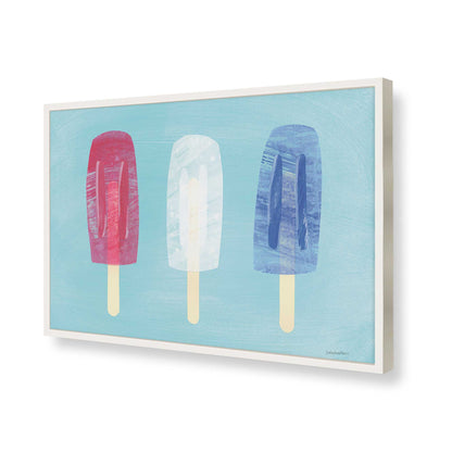 [Color:Opaque White], Picture of art in a Opaque White frame of the corner