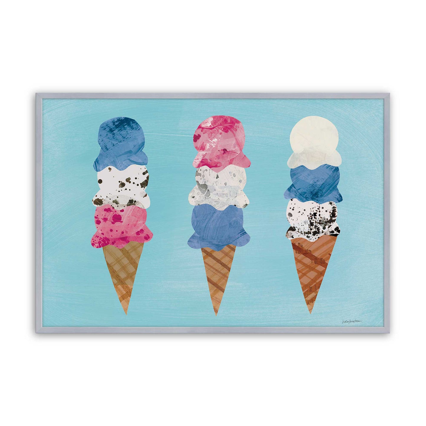 [Color:Polished Chrome], Picture of art in a Polished Chrome frame