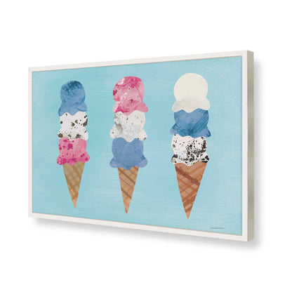 [Color:Opaque White], Picture of art in a Opaque White frame of the corner