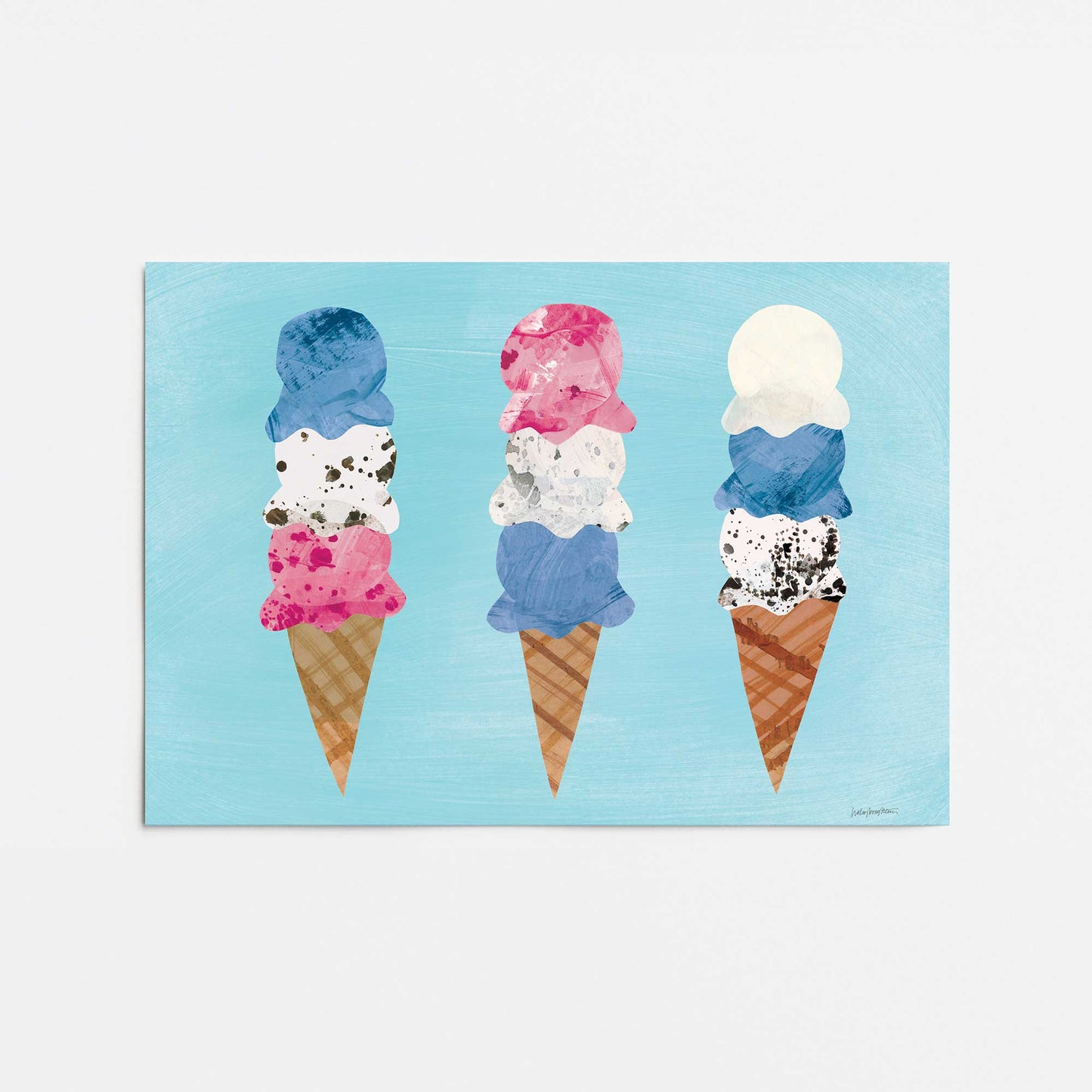 [Color:Rolled Print], Picture of close up of art