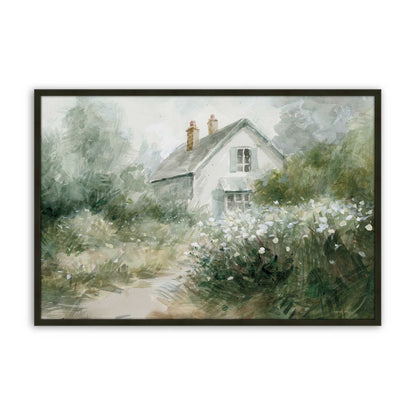 [Color:Satin Black], Picture of art in a Satin Black frame