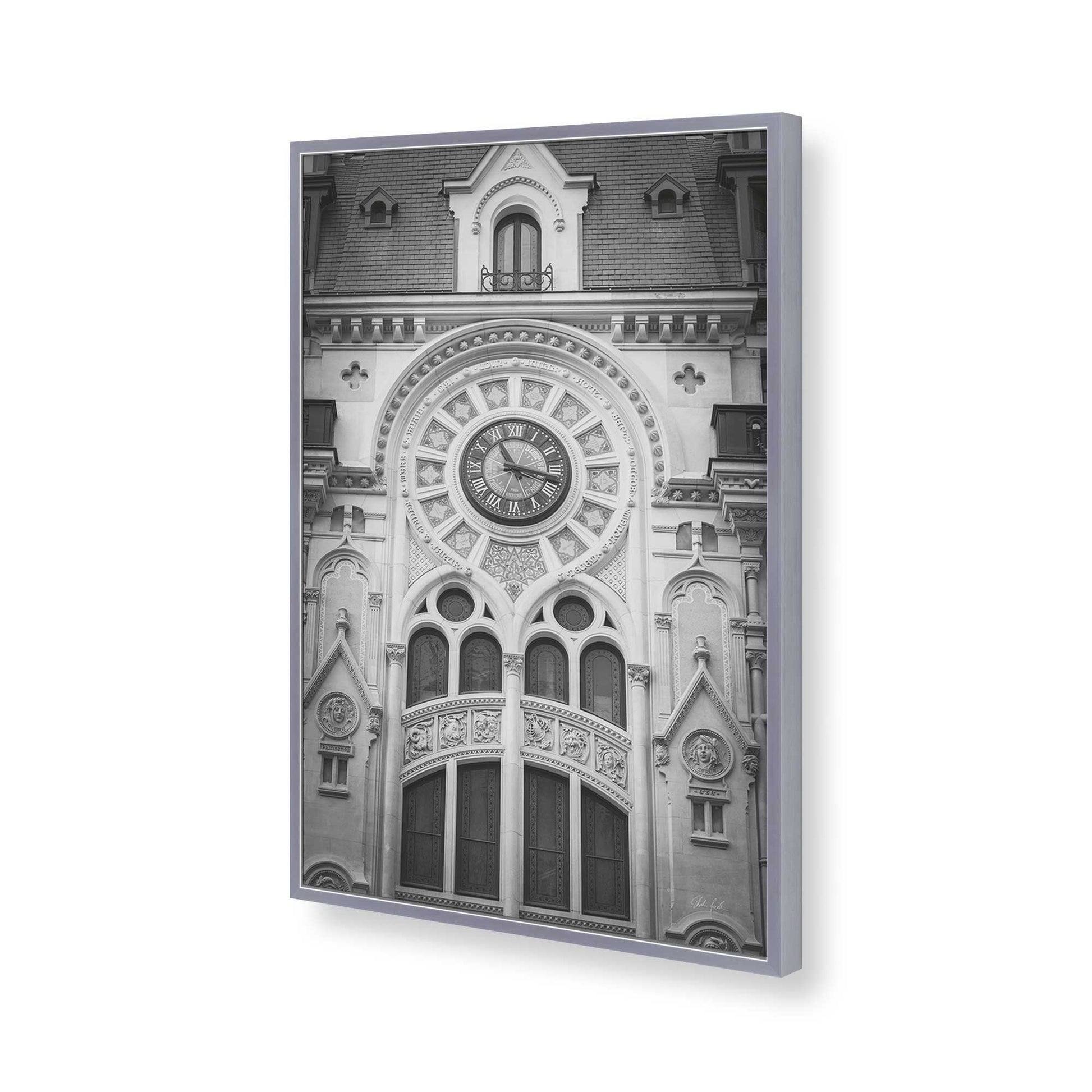 [Color:Polished Chrome], Picture of art in a Polished Chrome frame of the corner