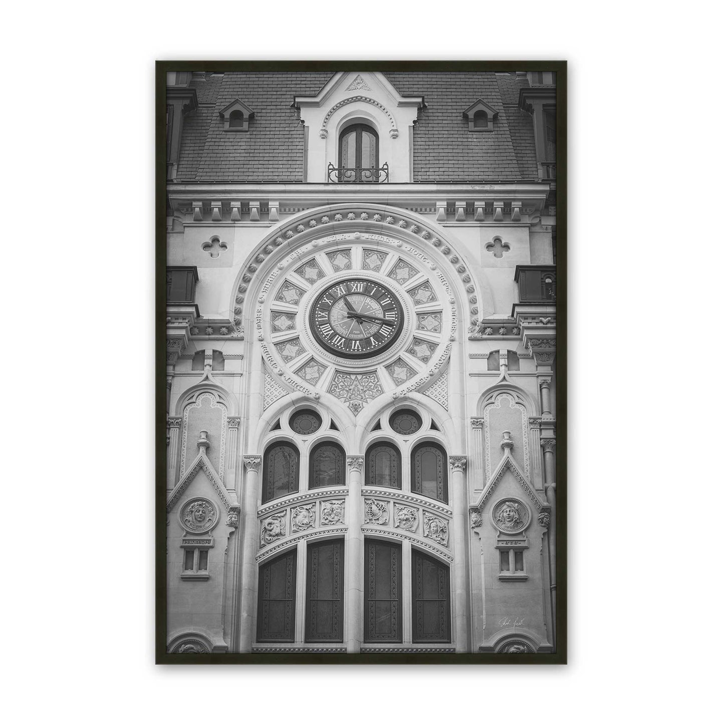[Color:Satin Black], Picture of art in a Satin Black frame