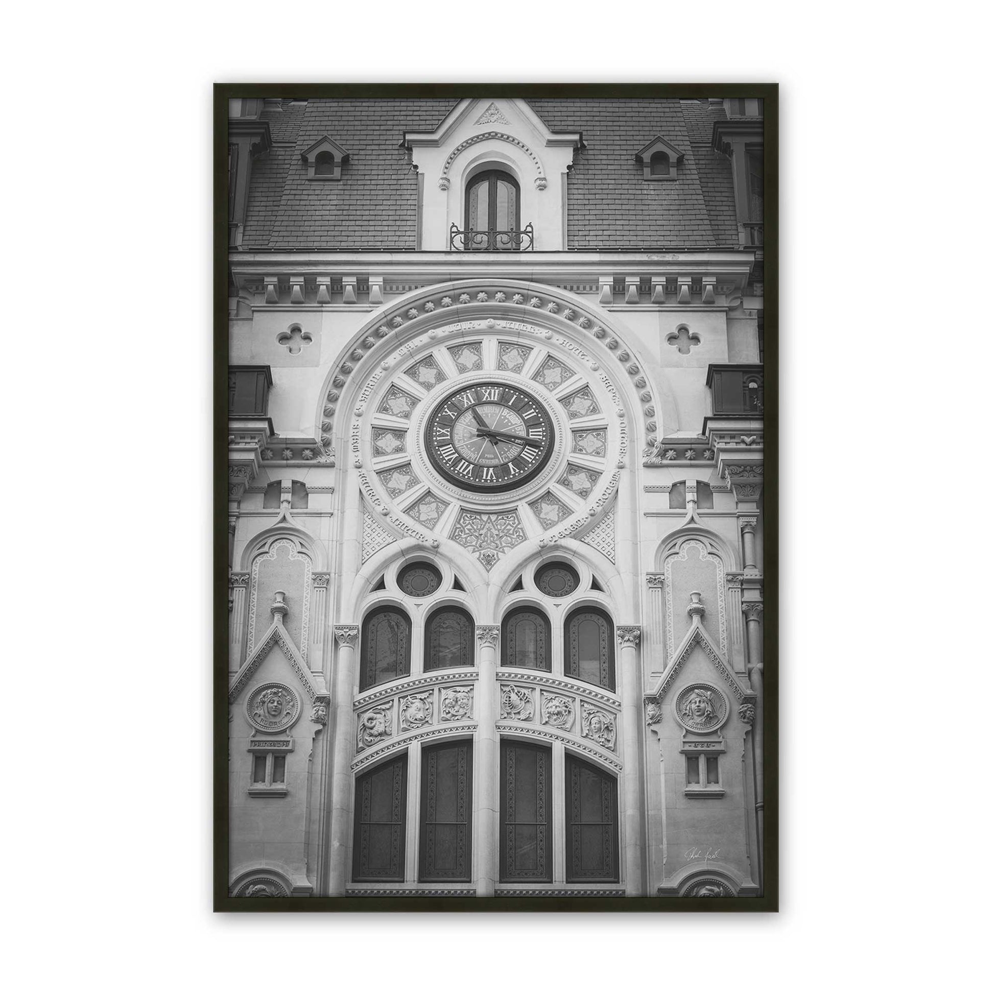 [Color:Satin Black], Picture of art in a Satin Black frame