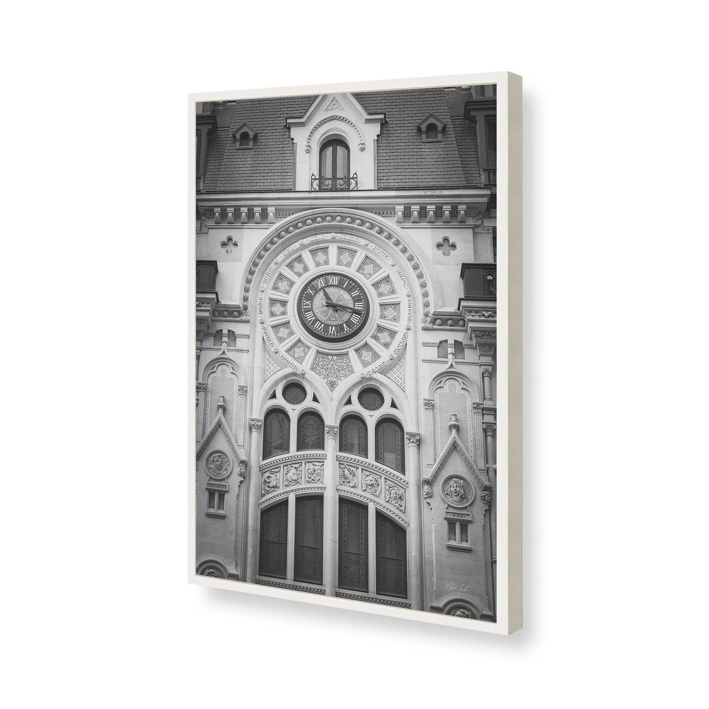 [Color:Opaque White], Picture of art in a Opaque White frame of the corner