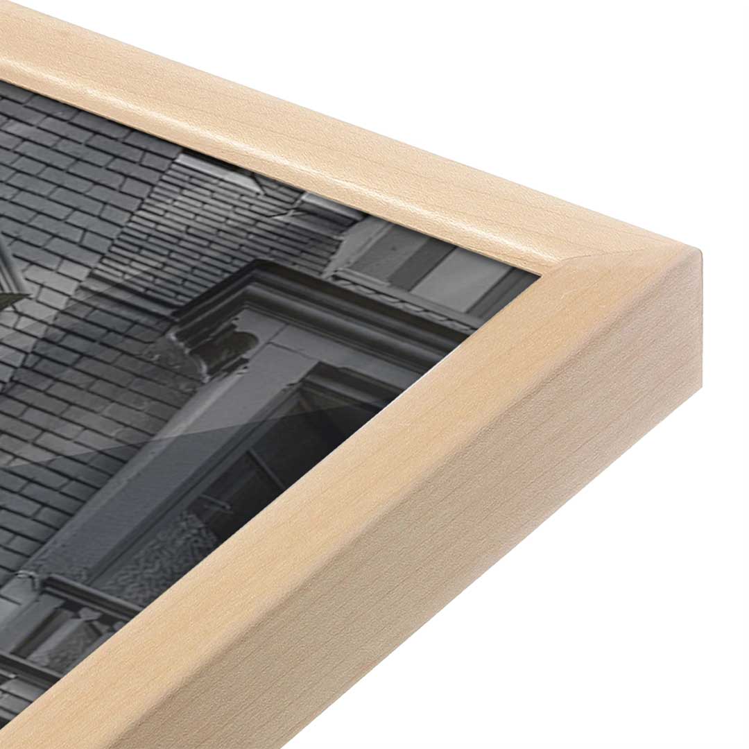 [Color:Raw Maple], Picture of art in a Raw Maple frame at an angle