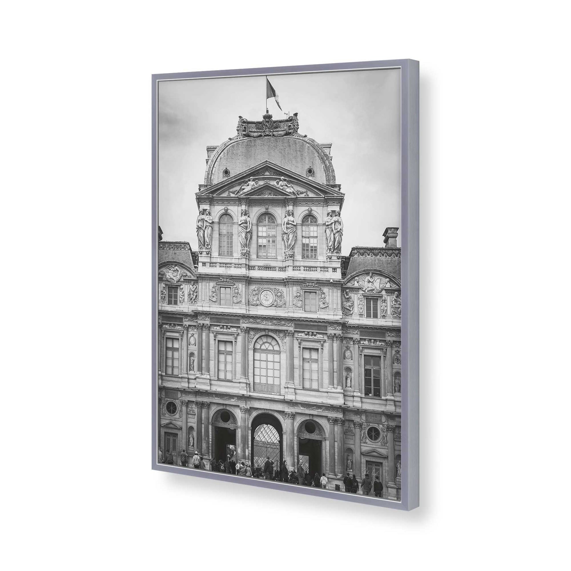 [Color:Polished Chrome], Picture of art in a Polished Chrome frame of the corner