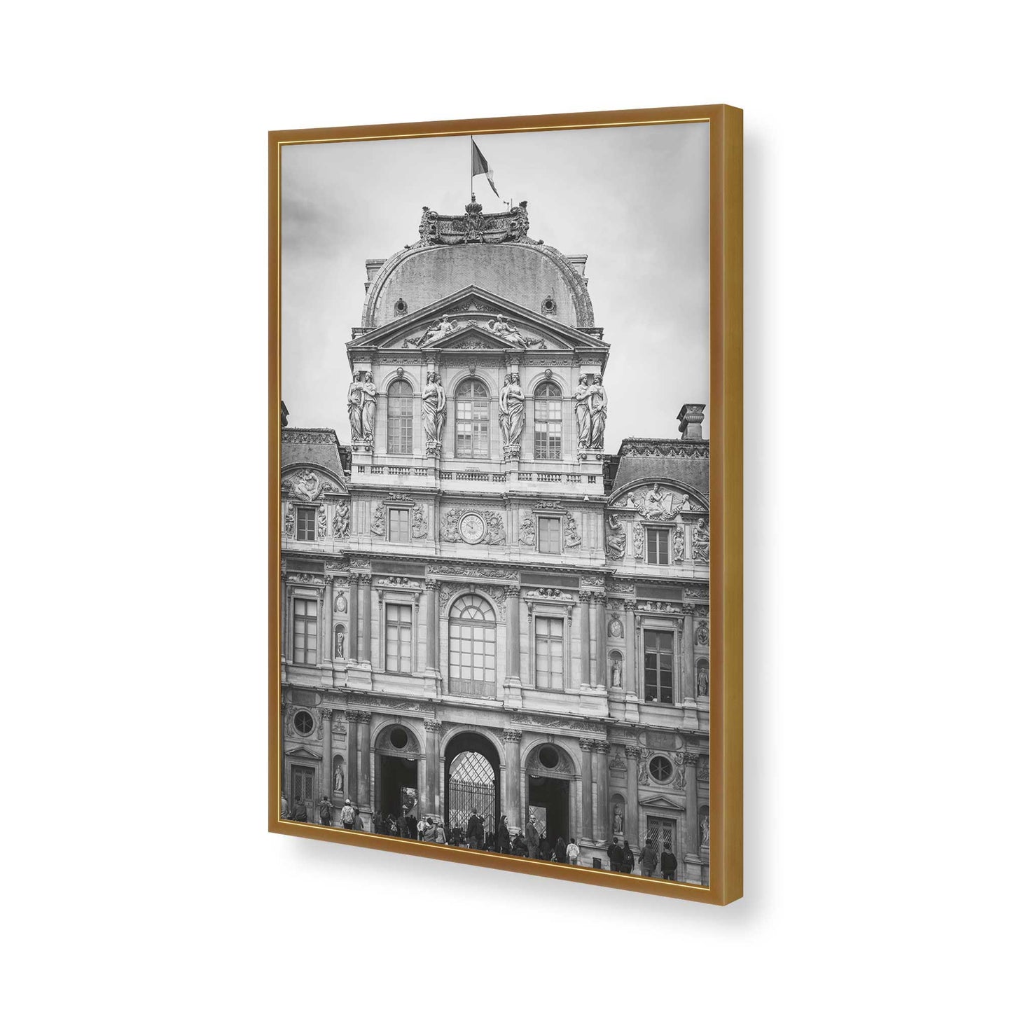 [Color:Polished Gold], Picture of art in a Polished Gold frame of the corner