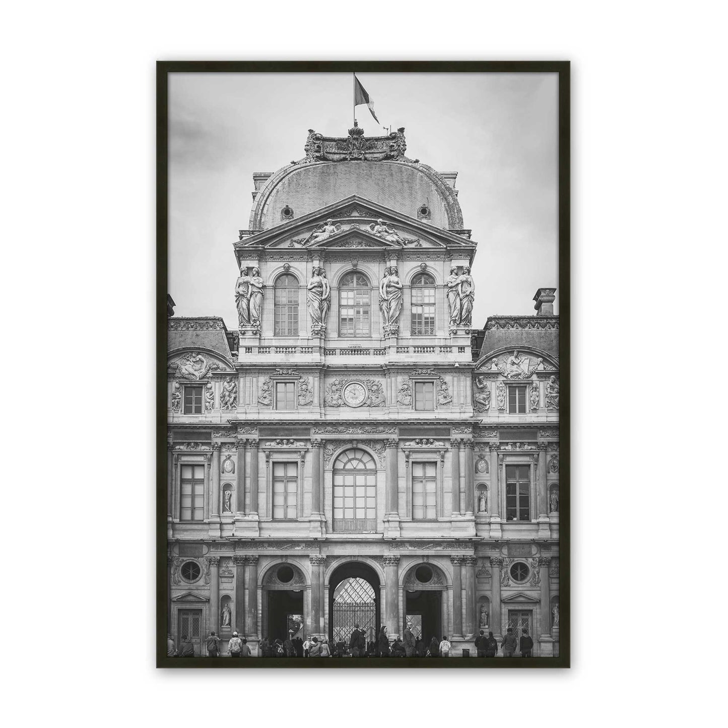 [Color:Satin Black], Picture of art in a Satin Black frame