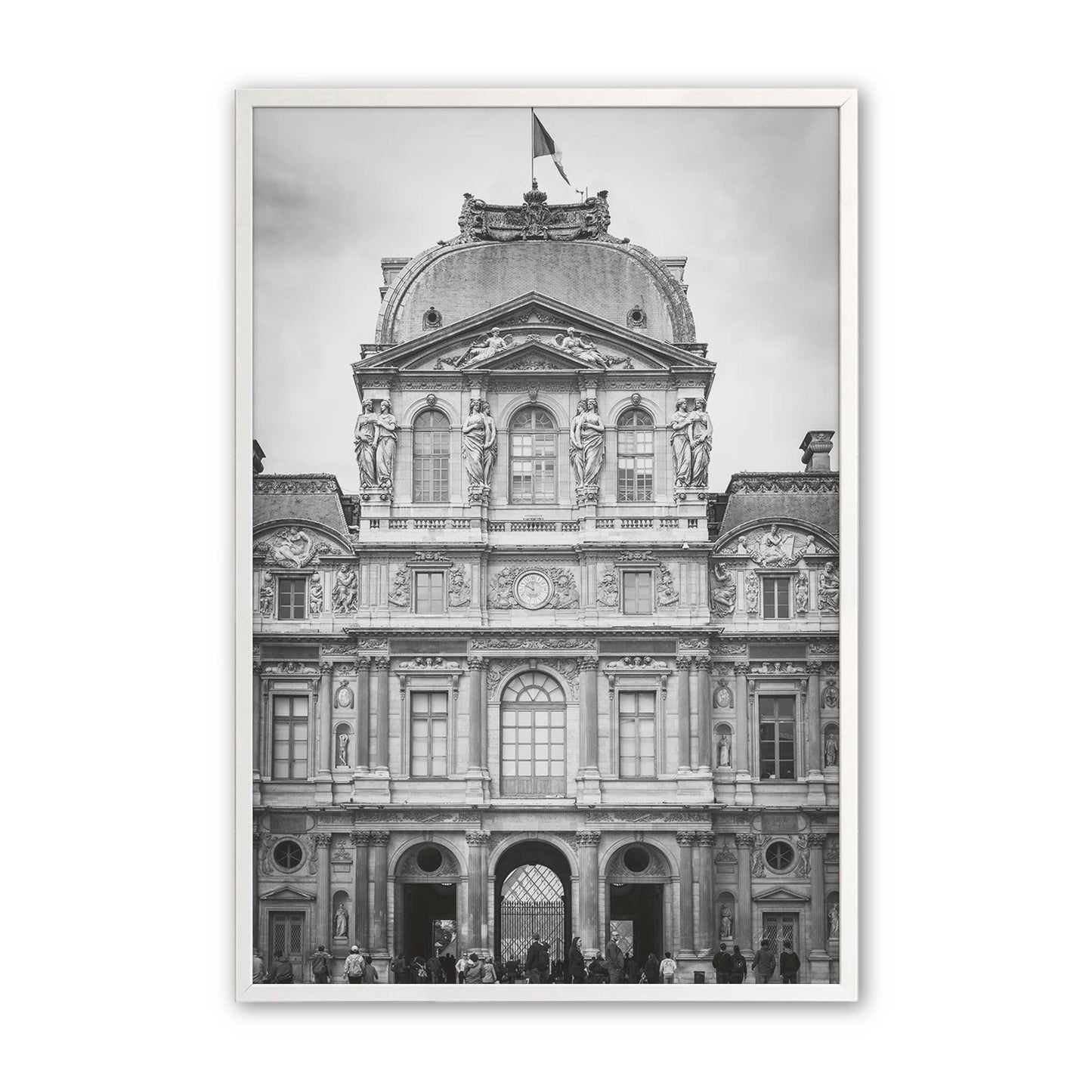 [Color:Opaque White], Picture of art in a Opaque White frame