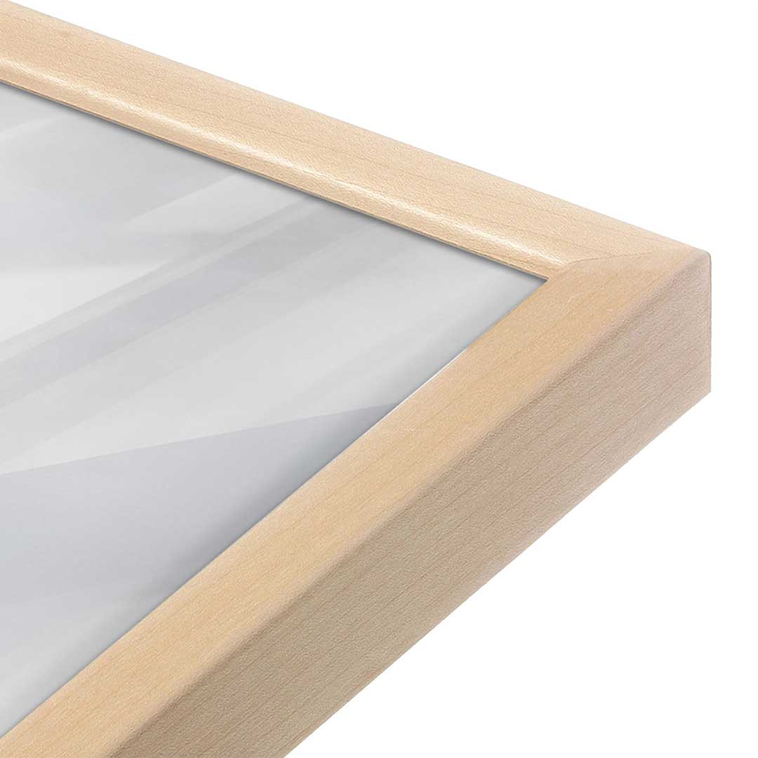 [Color:Raw Maple], Picture of art in a Raw Maple frame at an angle