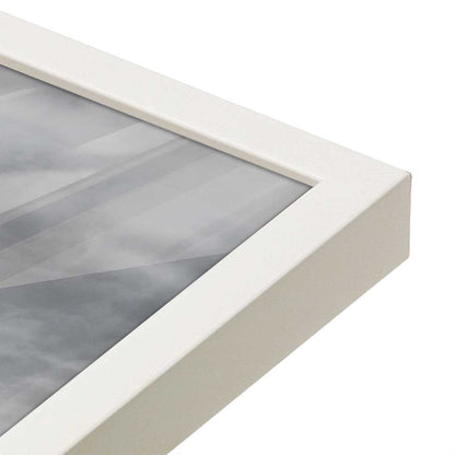 [Color:Opaque White], Picture of art in a Opaque White frame at an angle
