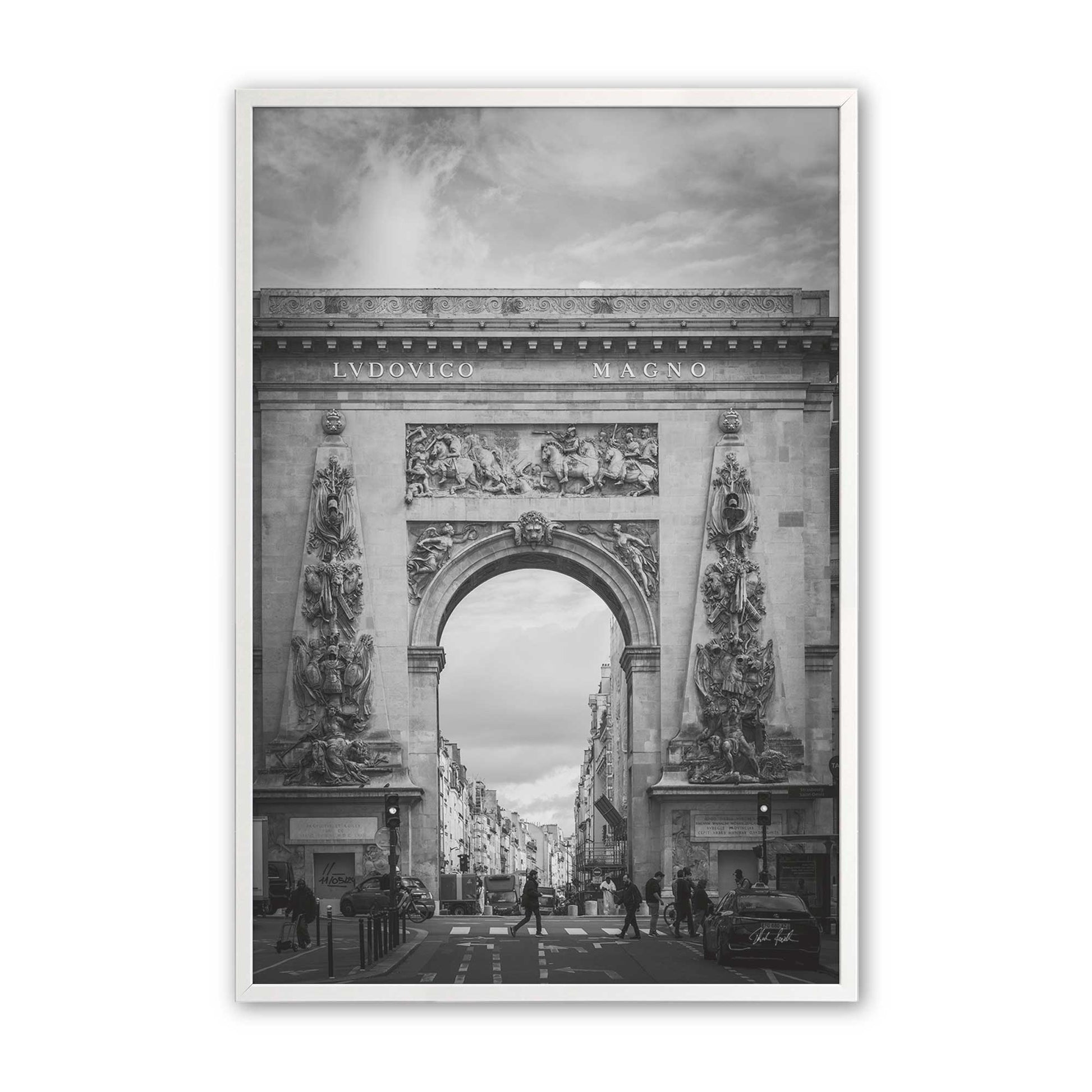 [Color:Opaque White], Picture of art in a Opaque White frame