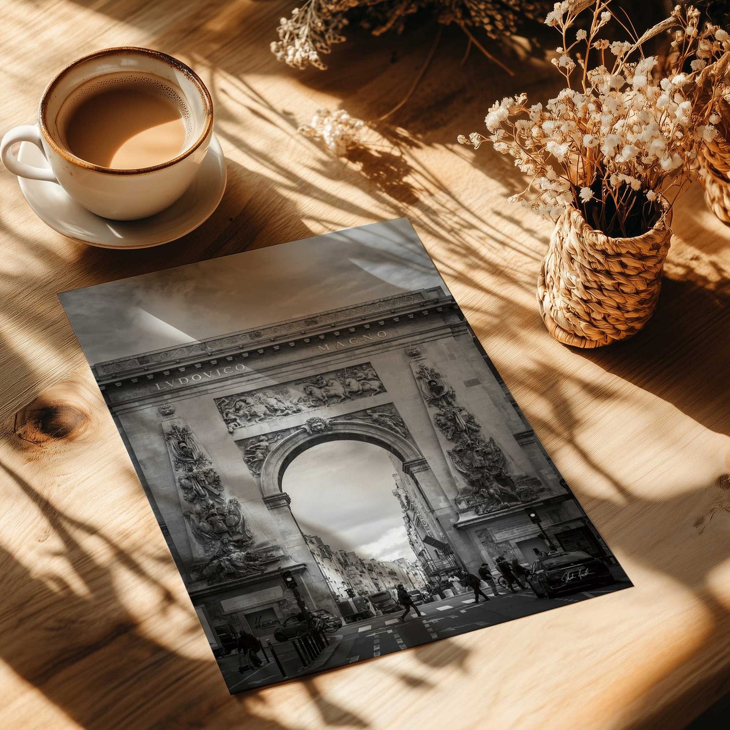 [Color:Rolled Print], Picture of close up of art