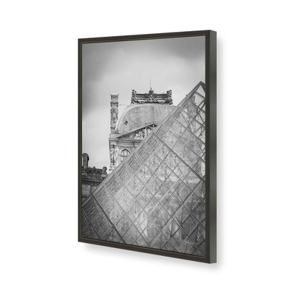 [Color:Satin Black], Picture of art in a Satin Black frame of the corner