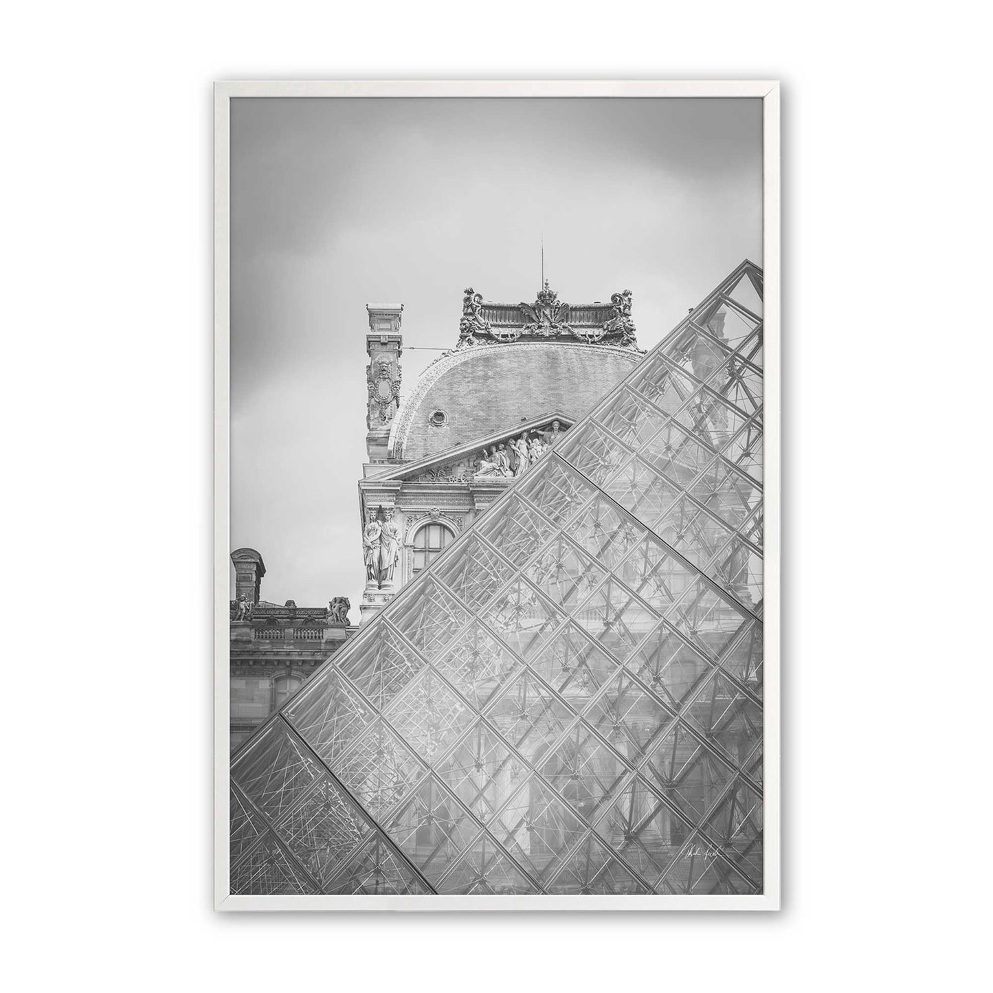 [Color:Opaque White], Picture of art in a Opaque White frame