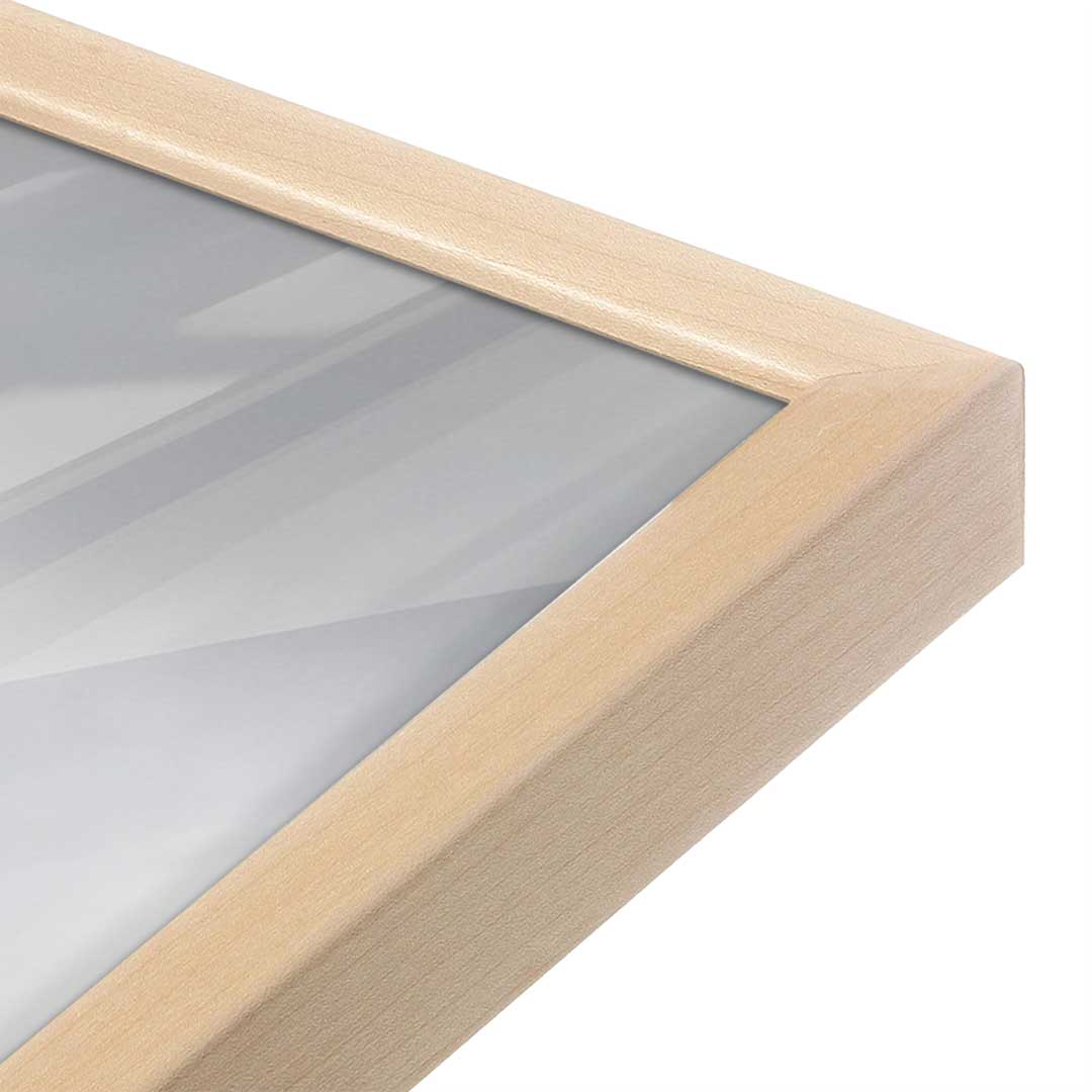 [Color:Raw Maple], Picture of art in a Raw Maple frame at an angle