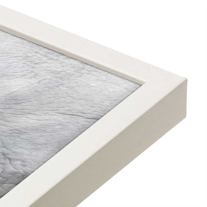[Color:Opaque White], Picture of art in a Opaque White frame at an angle
