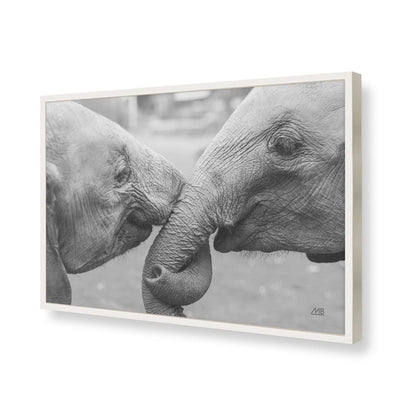 [Color:Opaque White], Picture of art in a Opaque White frame of the corner