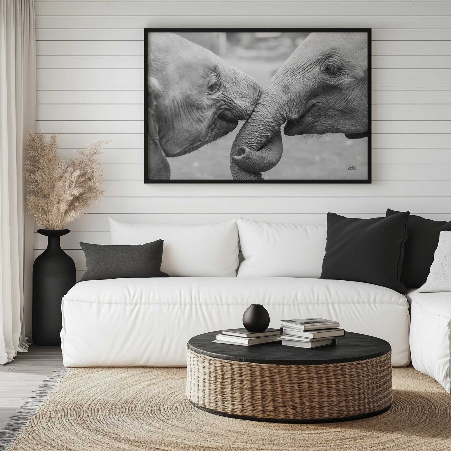 Picture of art in a room