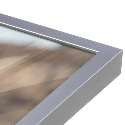 [Color:Polished Chrome], Picture of art in a Polished Chrome frame at an angle