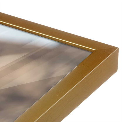 [Color:Polished Gold], Picture of art in a Polished Gold frame at an angle
