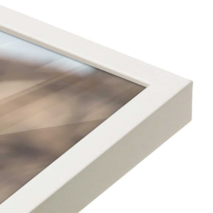 [Color:Opaque White], Picture of art in a Opaque White frame at an angle