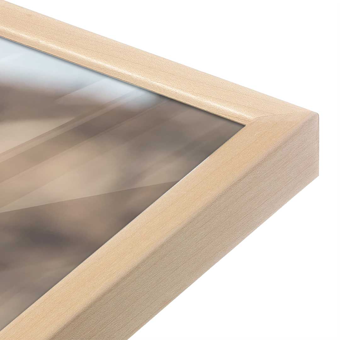 [Color:Raw Maple], Picture of art in a Raw Maple frame at an angle