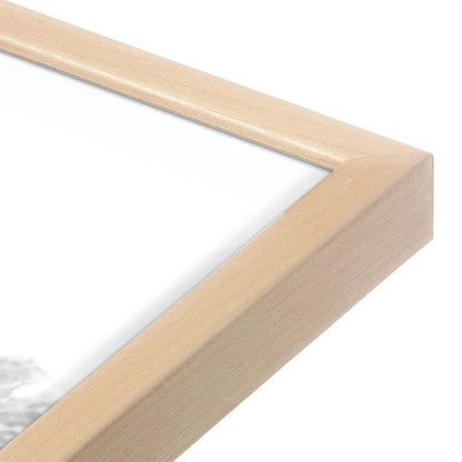 [Color:Raw Maple], Picture of art in a Raw Maple frame at an angle