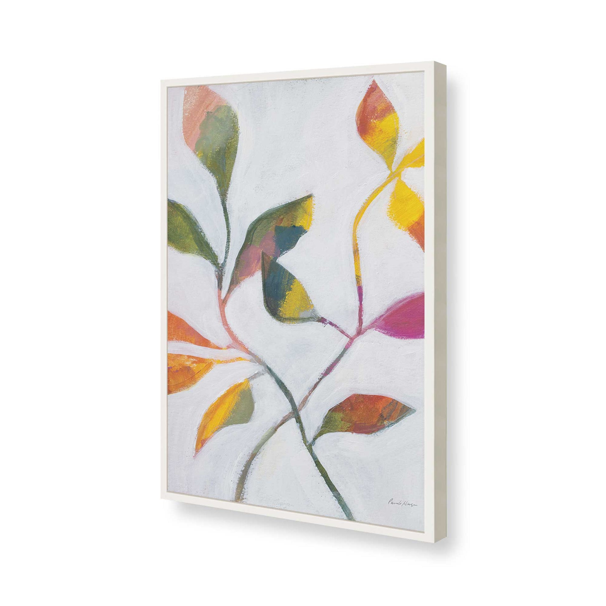 [Color:Opaque White], Picture of art in a Opaque White frame of the corner