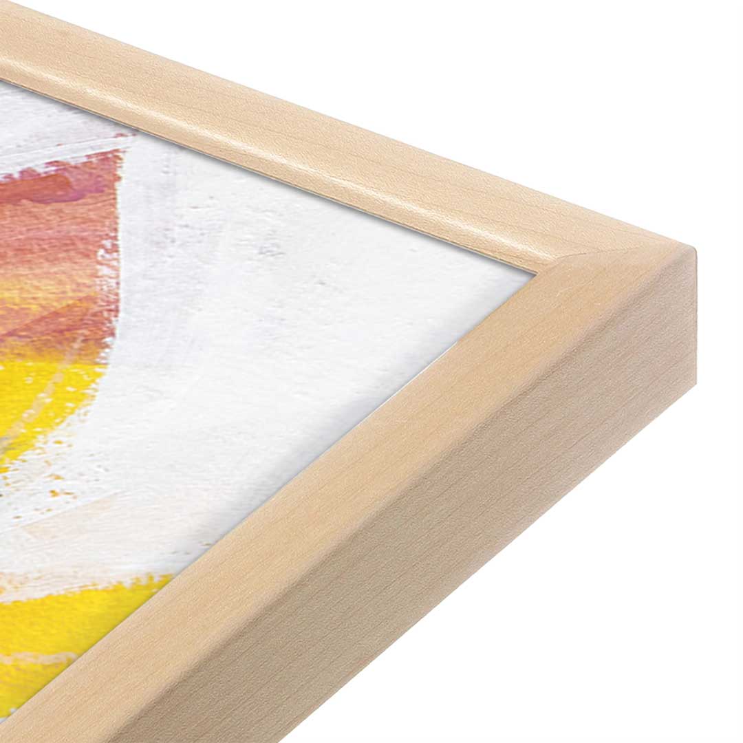 [Color:Raw Maple], Picture of art in a Raw Maple frame at an angle